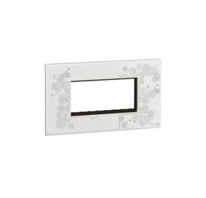 Legrand Arteor Tattoo Finish Cover Plate With Frame, 4 M, 5763 58